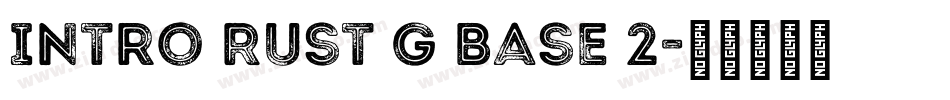 Intro Rust G Base 2字体转换
